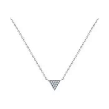 Серебряное колье с фианитами
