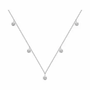 Серебряное колье с фианитами