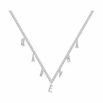 Колье из серебра с фианитами