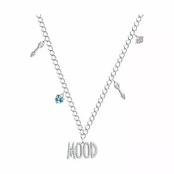 Серебряное колье с фианитами