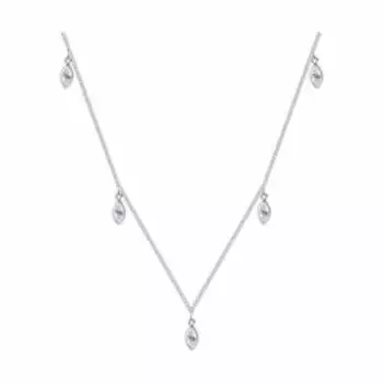 Серебряное колье с фианитами