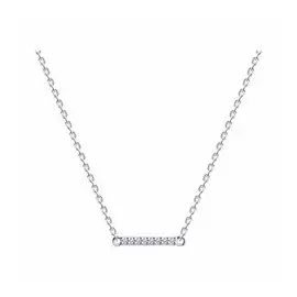 Серебряное колье с фианитами