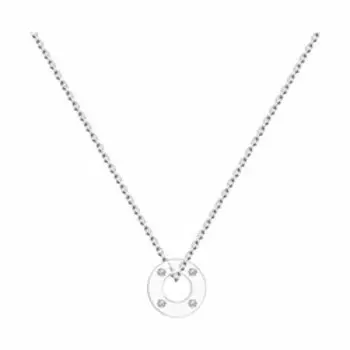 Серебряное колье с фианитами