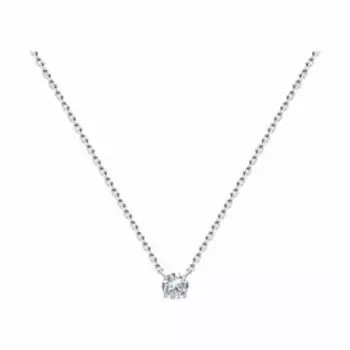 Колье из серебра с фианитом