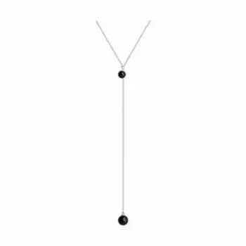 Колье из серебра с керамическими вставками