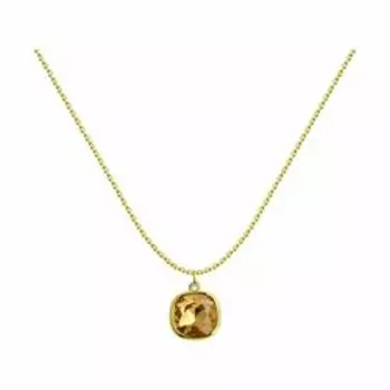 Серебряное колье с кристаллом Swarovski