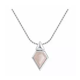 Колье из серебра с кварцем