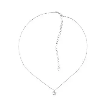 Серебряное колье с топазом