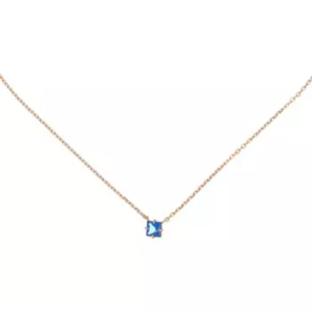 Серебряное колье с топазом Swarovski