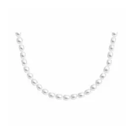 Серебряное колье с жемчугом