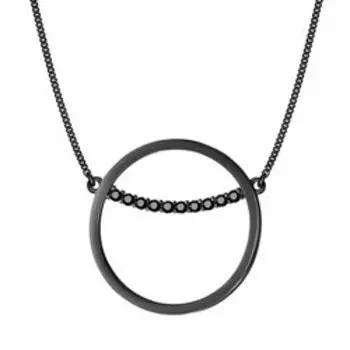 Серебряное колье со шпинелью