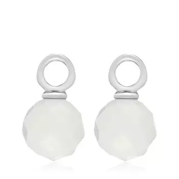 Серебряные подвески для серег с агатами