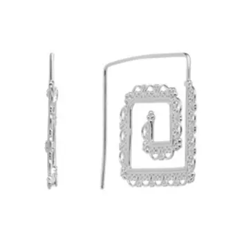 Серебряные серьги