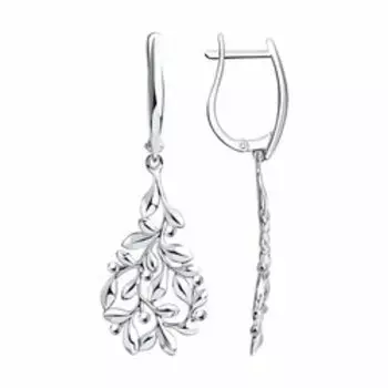 Серьги из серебра