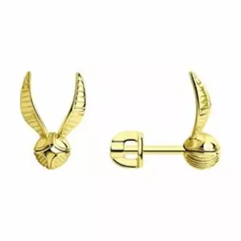 Серьги из золоченого серебра