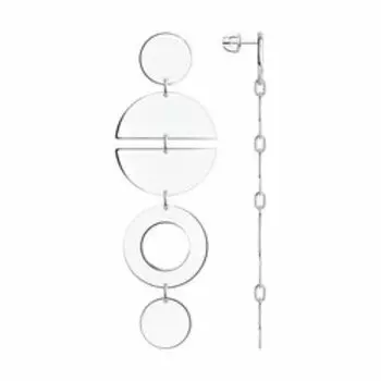 Серебряные серьги