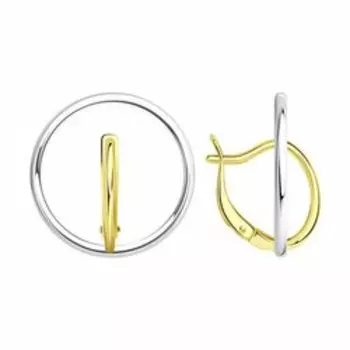 Серьги из золочёного серебра