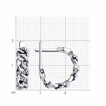 Серебряные серьги