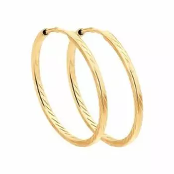 Серебряные серьги-конго