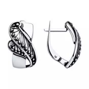 Серебряные серьги