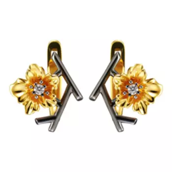 Серебряные серьги 925 пробы