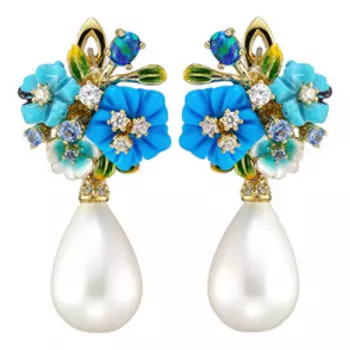 Серебряные серьги 925 пробы