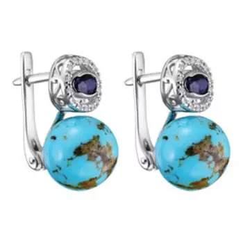 Серебряные серьги 925 пробы