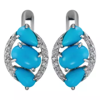 Серебряные серьги 925 пробы