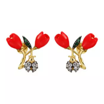 Серебряные серьги 925 пробы