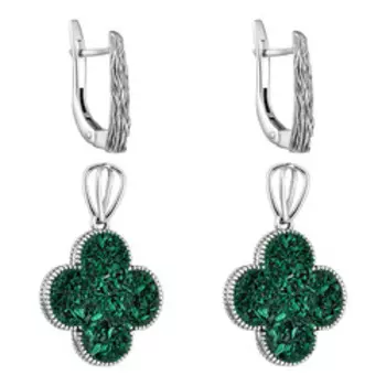 Серебряные серьги-трансформер 925 пробы