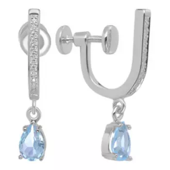 Серебряные серьги-клипсы 925 пробы