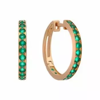 Серебряные серьги-кольца с агатами