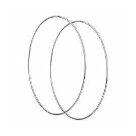 Серьги конго из серебра