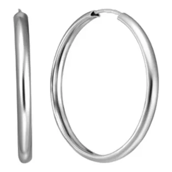 Серебряные серьги-конго