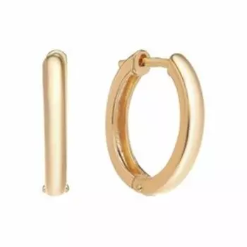 Серебряные серьги-конго