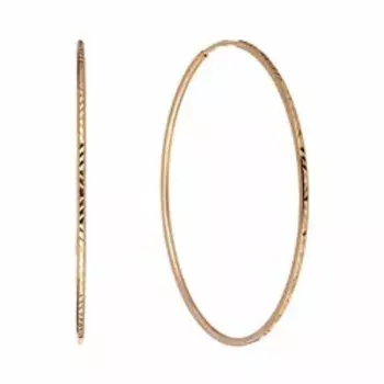 Серебряные серьги-конго