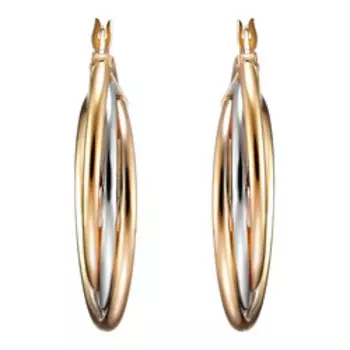 Серебряные серьги-конго 925 пробы