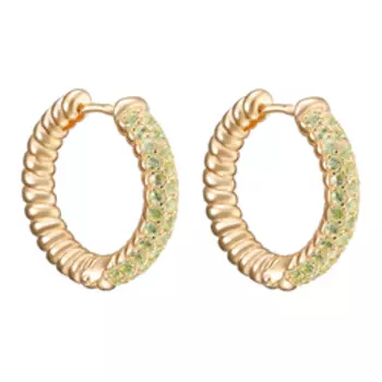 Серебряные серьги-конго 925 пробы