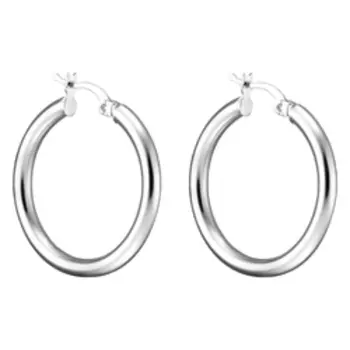 Серебряные серьги-конго 925 пробы