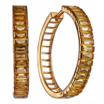 Серебряные серьги-конго 925 пробы