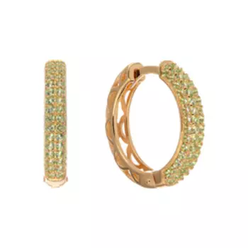 Серебряные серьги-конго 925 пробы