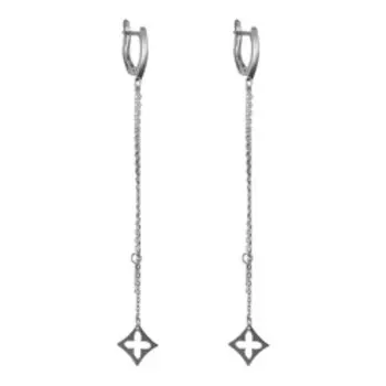 Серебряные серьги "Louis Vuitton"