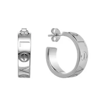 Серебряные серьги "LOVE"