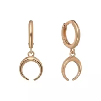 Серебряные серьги "Лунница"