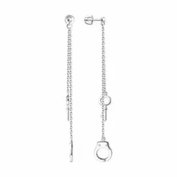 Серьги SKLV из серебра