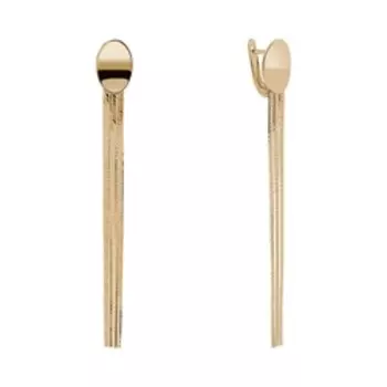 Серебряные серьги плетение "Панцирное"