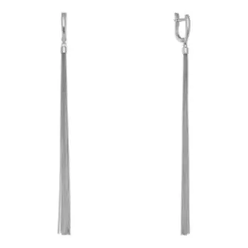 Серебряные серьги плетение "Панцирное"