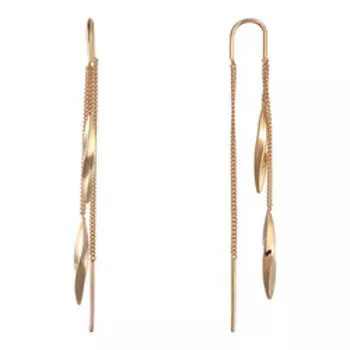 Серебряные серьги-протяжки