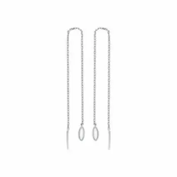 Серебряные серьги-протяжки