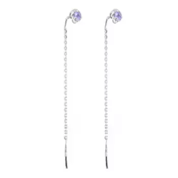 Серебряные серьги-протяжки 925 пробы